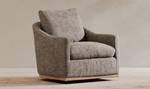 Linden Swivel Chair, Slated Moss