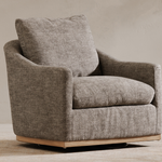 Linden Swivel Chair, Slated Moss