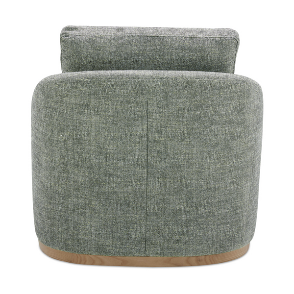 Linden Swivel Chair, Slated Moss