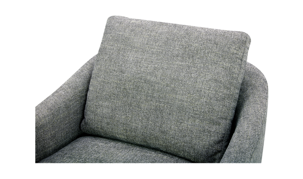 Linden Swivel Chair, Slated Moss
