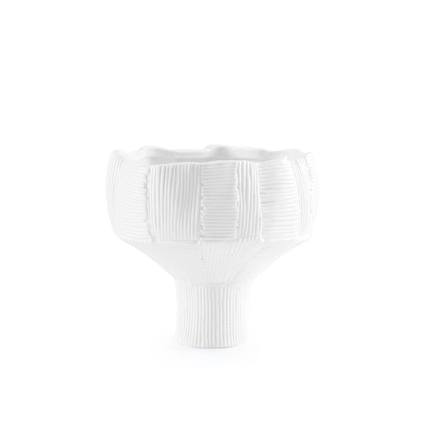 Krissa Small Vase, Blanc de Chine