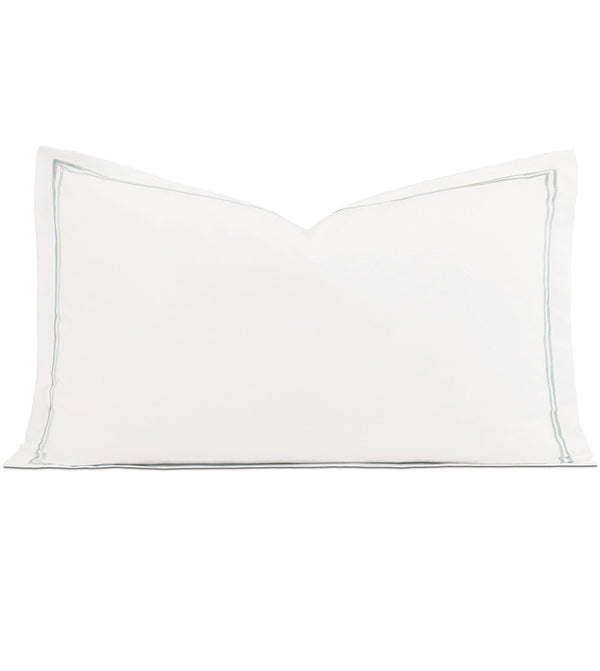 Enzo Satin Stitch White/Silver Collection