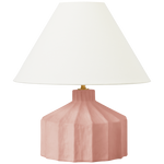 Veneto Small Table Lamp, Dusty Rose