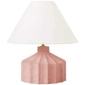 Veneto Small Table Lamp, Dusty Rose