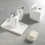 Lacca White Soap Dish - White / Unique