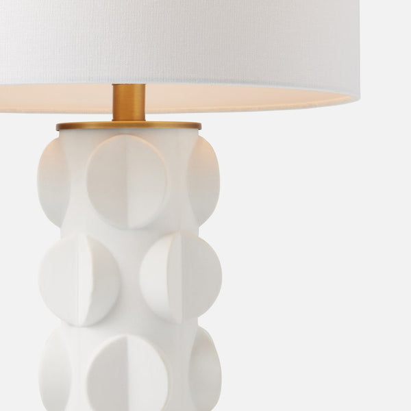 Dale Table Lamp, Matte White