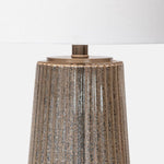 Danette Table Lamp, Ribbed Mercury Glass