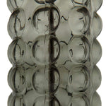 Felicity Table Lamp, Smoke Bubbled Glass, 27"H