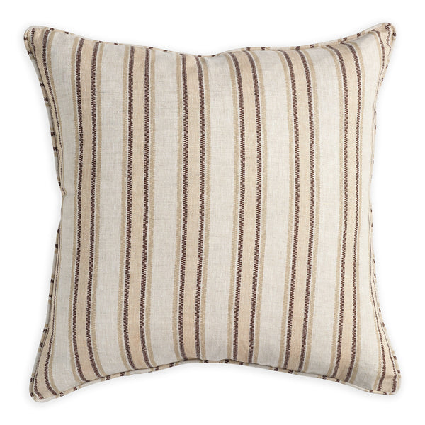Lido Shell Linen Cushion, 22" x 22"