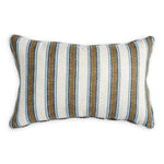 Lido Tobacco Linen Cushion, 14" x 22"