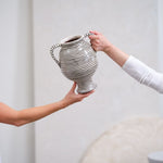 Lines Vase, 9.25"x 7.5"x 10.5"