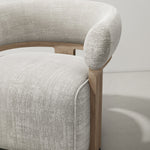 Lola Lounge Chair, Raw Oak/Arda Pearl