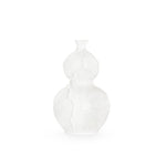 Lotus Double Gourd Vase, Blanc de Chine