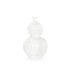 Lotus Double Gourd Vase, Blanc de Chine