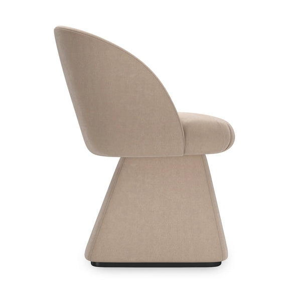 Vuelta Upholstered Dining Chair - Taupe