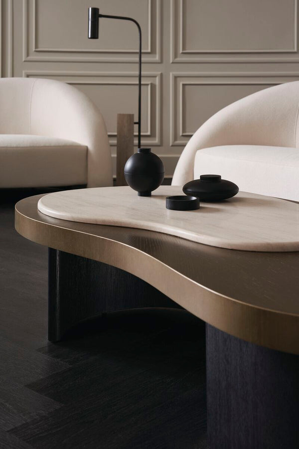 Contrast Cocktail Table, 56.5"W x 31.5"D x 15"H