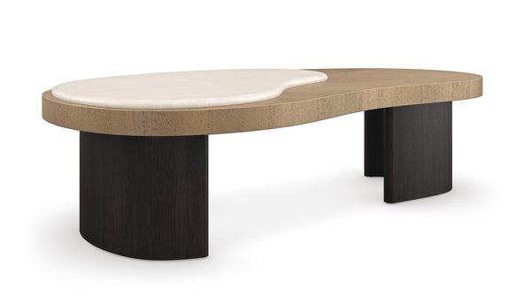 Contrast Cocktail Table, 56.5"W x 31.5"D x 15"H