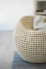 Manhattan Swivel Stool, Ivory