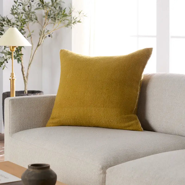 Mila Gold Margosa Pillow MGP23, 26" x 26"