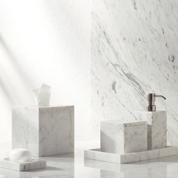 Marmol Soap Dish, Marble