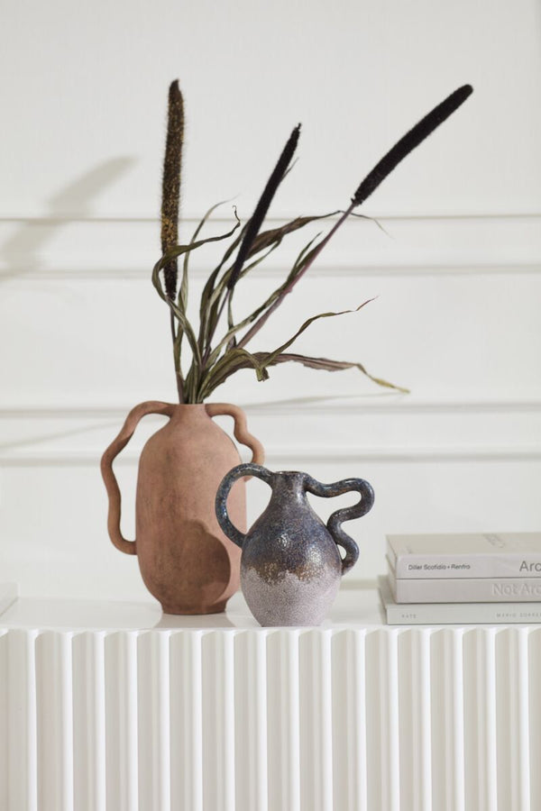 Meander Vase, 10"H