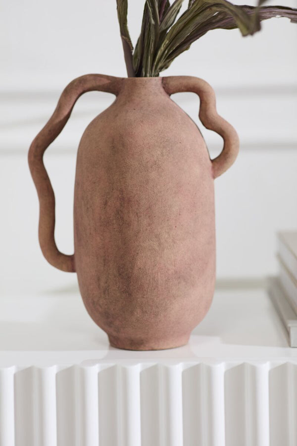 Meander Vase, 10"H