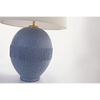Toulon Table Lamp - Beaded Blue, 27.25"H