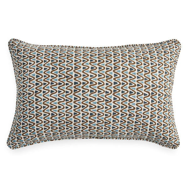 Menorca Tobacco Linen Cushion, 14