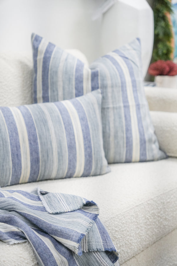 Seascape Pillow, Aqua 12" x 48"