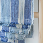 Seascape Aqua Oversized Throw, 55"W x 96"L