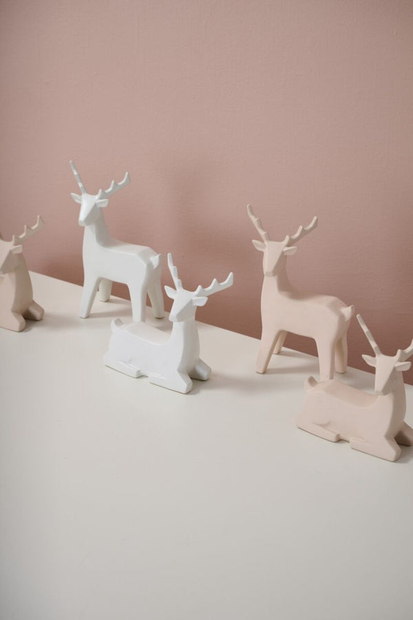 Minimal Deer Figurine,  7"x 2.75"x 7.25"