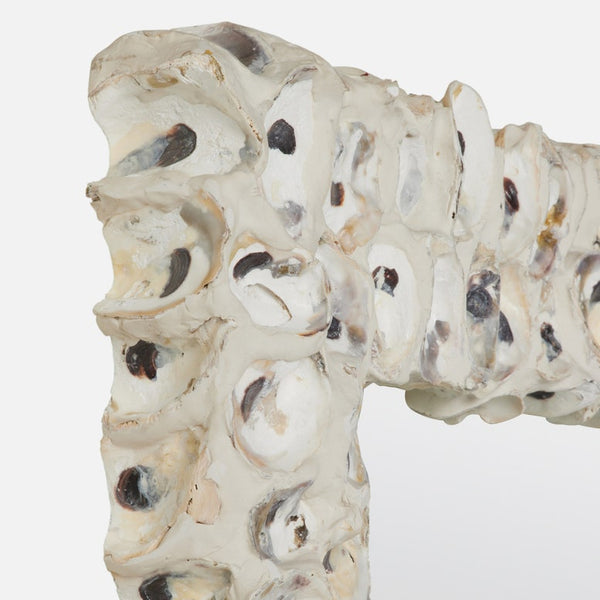 Buford Mirror, Natural Oyster Shell, 34"W x 72"H