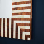 Malena Mirror, Natural Teak/Natural Bone, 30"W x 40"H