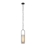 Melange Small Elongated Pendant, Bronze