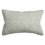 Moro Celadon Linen Cushion, 14" x 22"