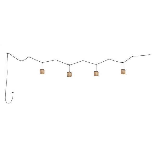 Nans Catenary Outdoor Pendant Lights, Beige Shade