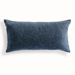 Bevin Indoor/Outdoor Lumbar Pillow, 12" x 22", Blue