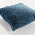 Bevin Square Indoor/Outdoor Pillow, Blue, 24" x 24"