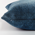 Bevin Square Indoor/Outdoor Pillow, Blue, 24" x 24"