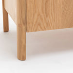 Nell Credenza, Light Oak, 86.6"W X 17.7"D x 25.6"H