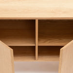 Nell Credenza, Light Oak, 86.6"W X 17.7"D x 25.6"H