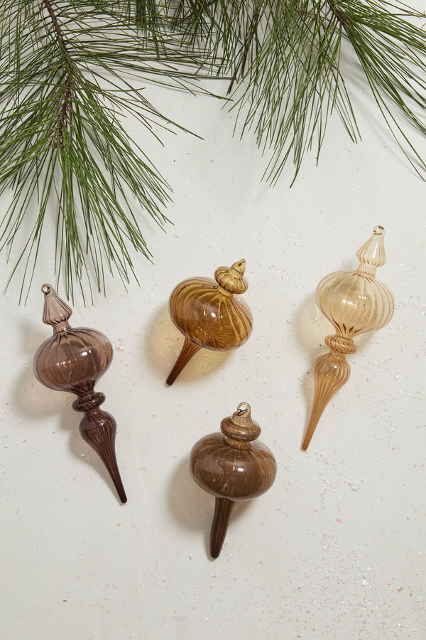 Nicolette Ornament - Amber, 9.5"H