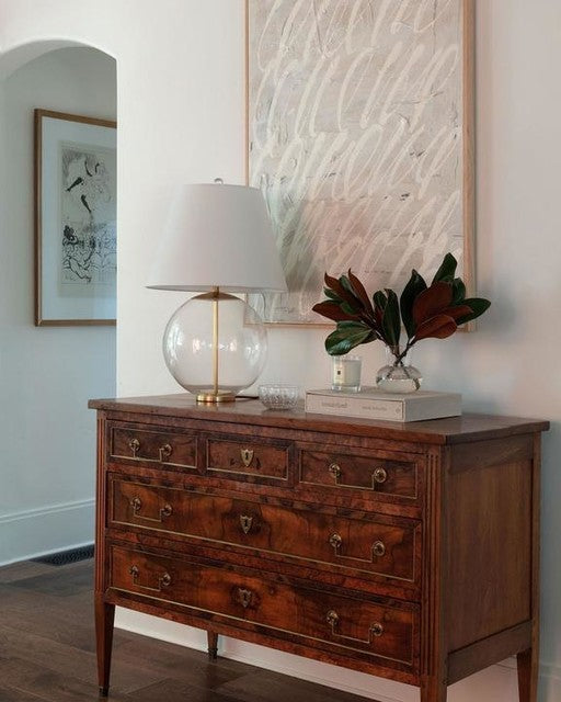 Morton Table Lamp, Clear Glass