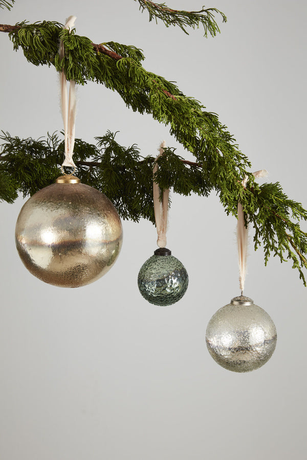 Northern Lights Ornament 4", Silver