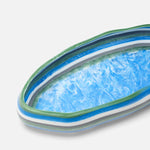 Rucchin Oval Bowl, 24", Sea Mix Stripe