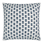 Fifi Indoor/Outdoor Pillow, Indigo, 22" x 22"