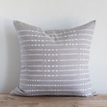 Grey Indoor/Outdoor Belmont Dark Pillow 22" X 22"