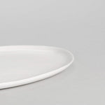 Pearl White Oval Serving Platter