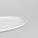 Pearl White Oval Serving Platter