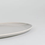 Grey Oval Serving Platter